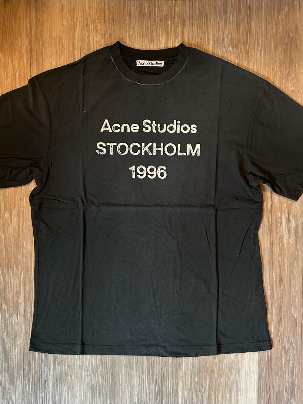 Acne Studios Stockholm 1996 Graphic T-Shirt Black Size L